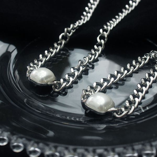 square imitation pearl necklace thick chain net red same temperament sweet cool style y2k complete set of titanium steel, Black
square imitation pearl necklace thick chain net red same temperament sweet cool style y2k complete set of titanium steel, Black