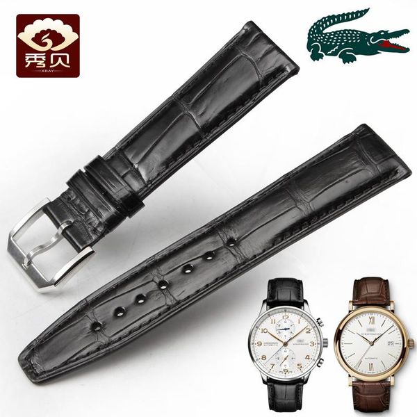 watch bands crocodile leather strap alligator skin watchband black brown color with silver rose-gold steel pin buckle 20/21/22mm brands
watch bands crocodile leather strap alligator skin watchband black brown color with silver rose-gold steel pin buckle 20/21/22mm brands