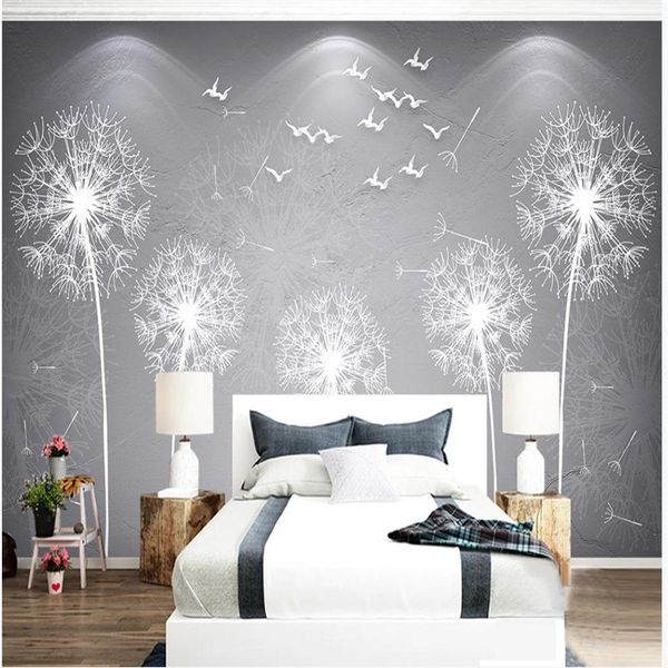 simple dandelion wallpapers sofa bedside new chinese modern wallpaper for living room
simple dandelion wallpapers sofa bedside new chinese modern wallpaper for living room