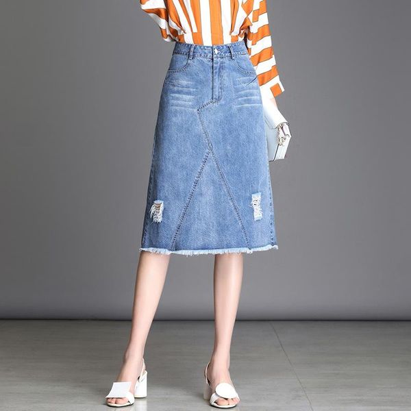 skirts 2021 spring & autumn arrivals high waist slimming simple blue wild casual women a-line denim long skirt tide, Black
skirts 2021 spring & autumn arrivals high waist slimming simple blue wild casual women a-line denim long skirt tide, Black