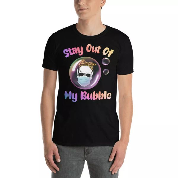 Stay Out Of My Bubble Funny Skull Wearing Leopard Headband In Bubble Shirt, White;black
Stay Out Of My Bubble Funny Skull Wearing Leopard Headband In Bubble Shirt, White;black