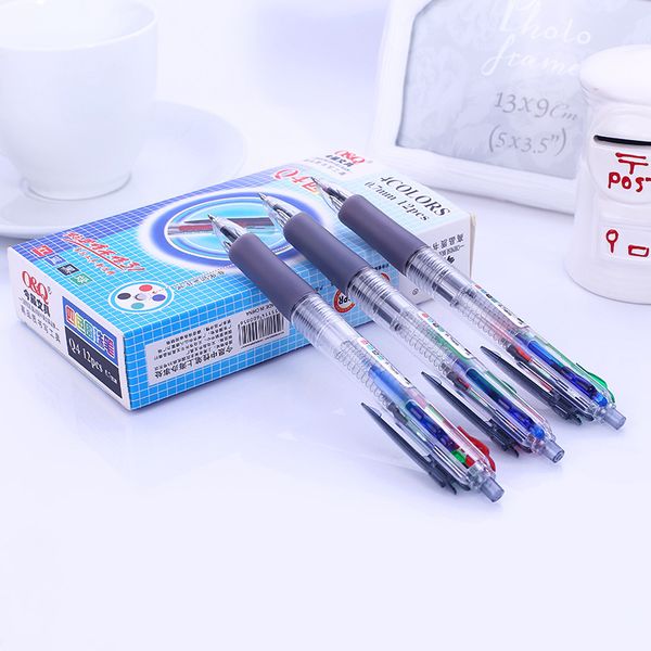 jinsheng q4 busins: central switch 4-color ballpoint pen red be green black 0.7mm, Blue;orange
jinsheng q4 busins: central switch 4-color ballpoint pen red be green black 0.7mm, Blue;orange