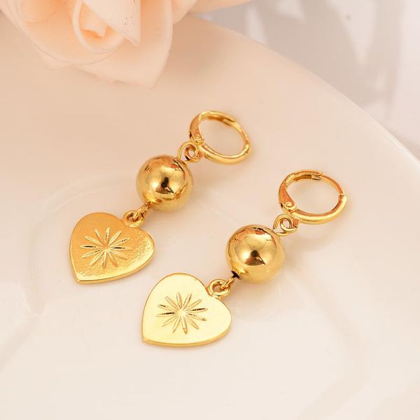 hoop & huggie elegant copper alloy ball drop earrings for woman fashion charm heart jewelry temperament girl's daily wear, Golden;silver
hoop & huggie elegant copper alloy ball drop earrings for woman fashion charm heart jewelry temperament girl's daily wear, Golden;silver