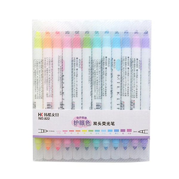 highlighters 12-color double-head highlighter eye protection environmental-friendly decorating and writin multicolor 12 pcs, Black;red
highlighters 12-color double-head highlighter eye protection environmental-friendly decorating and writin multicolor 12 pcs, Black;red
