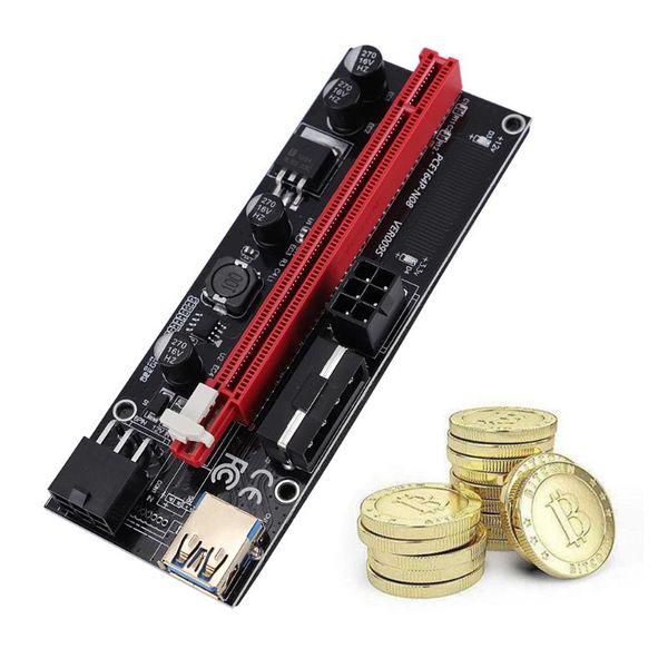 computer cables & connectors 5/6/10pcs ver009 1x to 16x pci express pcie pci-e riser card 009s extender 60cm usb 3.0 cable sata 6pin btc min
computer cables & connectors 5/6/10pcs ver009 1x to 16x pci express pcie pci-e riser card 009s extender 60cm usb 3.0 cable sata 6pin btc min