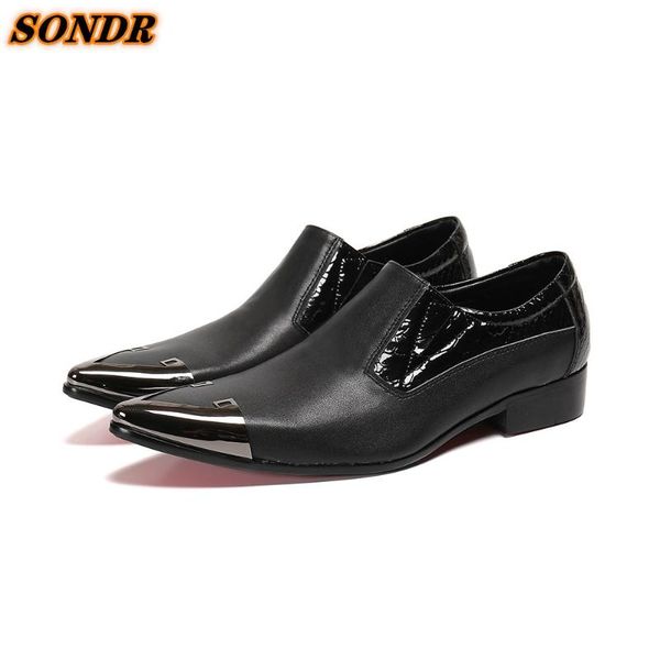 dress shoes men classic iron pointed toe slip-on genuine leather black wedding office oxford formal zapatos hombre
dress shoes men classic iron pointed toe slip-on genuine leather black wedding office oxford formal zapatos hombre