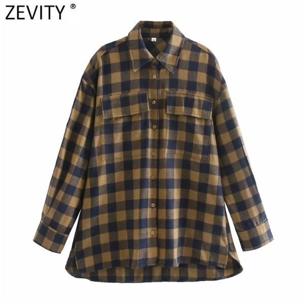 women vintage double pockets decoration plaid print casual blouse office lady retro breasted shirt chic blusa ls7456 210420, White
women vintage double pockets decoration plaid print casual blouse office lady retro breasted shirt chic blusa ls7456 210420, White