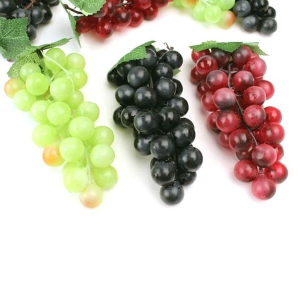 2pcs/pack artificial grape bunch plastic soft fake cluster for home wedding decor party decoration
2pcs/pack artificial grape bunch plastic soft fake cluster for home wedding decor party decoration
