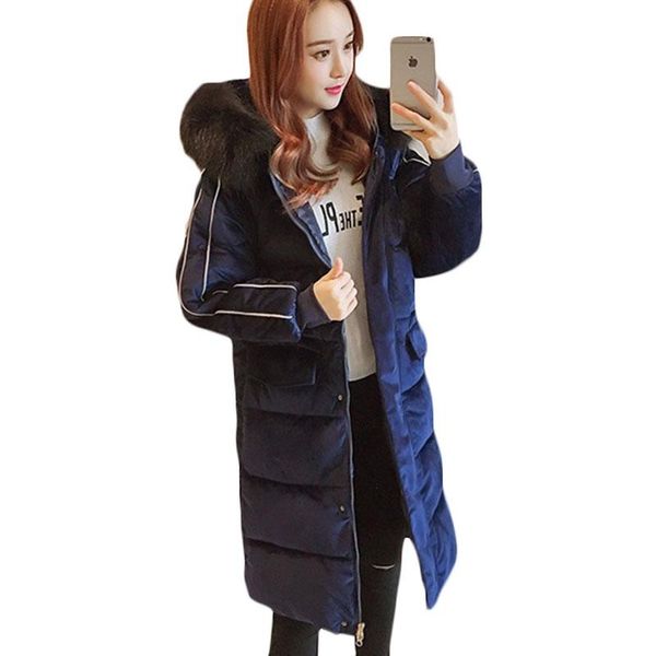women's trench coats winter gold velvet down cotton coat women 2021 slim long wadded jacket fur collar hooded warm e079, Tan;black
women's trench coats winter gold velvet down cotton coat women 2021 slim long wadded jacket fur collar hooded warm e079, Tan;black