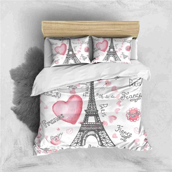 bedding sets 3d paris eiffel fower set soft pink heart bed 2/3pcs with pillowcases drop ship simple printing duvet cover
bedding sets 3d paris eiffel fower set soft pink heart bed 2/3pcs with pillowcases drop ship simple printing duvet cover