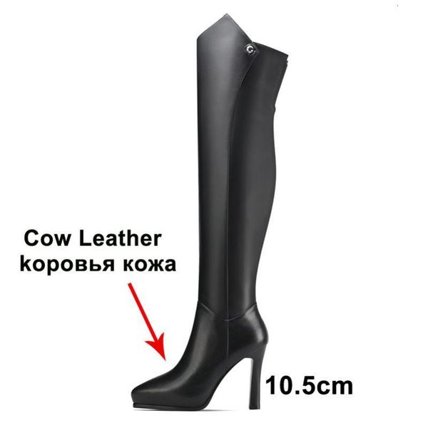 boots meotina winter thigh high women genuine leather zip thin heel over the knee super shoes lady size 431 mo0q, Black
boots meotina winter thigh high women genuine leather zip thin heel over the knee super shoes lady size 431 mo0q, Black