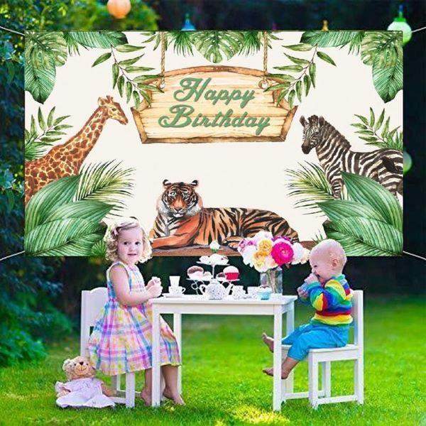 jungle animal safari party backdrop happy birthday decor kids wall sticker pography background props baby shower decoration
jungle animal safari party backdrop happy birthday decor kids wall sticker pography background props baby shower decoration