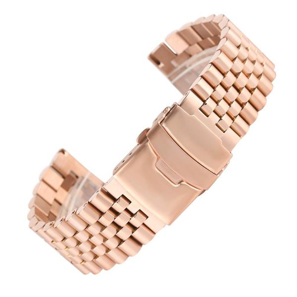 watch bands 24mm silver/black/gold/rose gold solid stainless steel watches band folding clasp with safety replacement case wrist bracelet, Black;brown
watch bands 24mm silver/black/gold/rose gold solid stainless steel watches band folding clasp with safety replacement case wrist bracelet, Black;brown