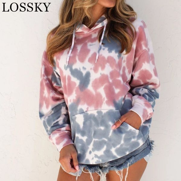 women autumn casual color print hoodies hooded long sleeve pocket drawstring loose hoody sweatshirt tie dyeing hoodie 210520, Black
women autumn casual color print hoodies hooded long sleeve pocket drawstring loose hoody sweatshirt tie dyeing hoodie 210520, Black