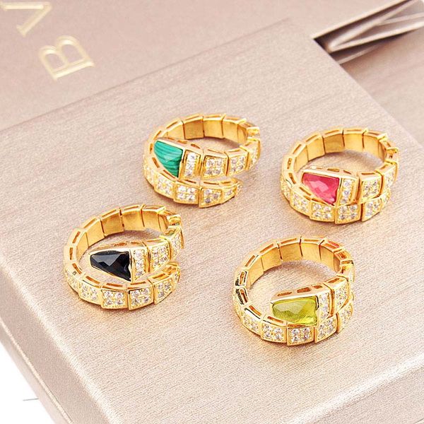chaoku diamond snake shaped multicolor fritillaria couple spring ring masculine and feminine jewelry christmas gift, Silver
chaoku diamond snake shaped multicolor fritillaria couple spring ring masculine and feminine jewelry christmas gift, Silver
