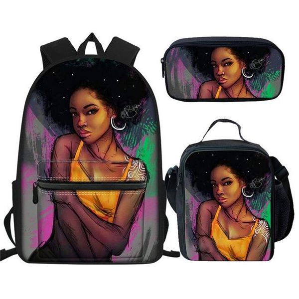 black art african girls printing school bags for kids primary schoolbag children 3pcs/set shoulder backpack satchel
black art african girls printing school bags for kids primary schoolbag children 3pcs/set shoulder backpack satchel