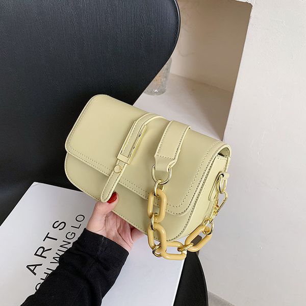 bag new women's bag 2021 korean single shoulder messenger simple texture leisure solid color chain underarm small square, Black;brown
bag new women's bag 2021 korean single shoulder messenger simple texture leisure solid color chain underarm small square, Black;brown