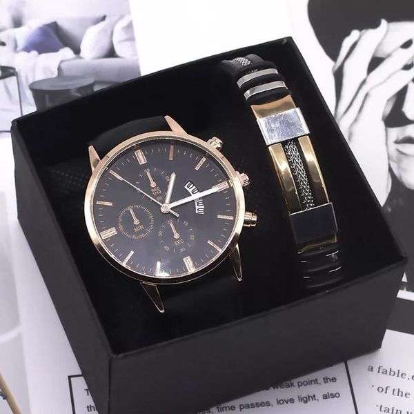 wristwatches men watch bracelet set fashion sport wrist alloy case leather band quartz business wristwatch calendar clock gift, Slivery;brown
wristwatches men watch bracelet set fashion sport wrist alloy case leather band quartz business wristwatch calendar clock gift, Slivery;brown