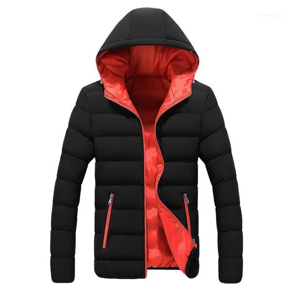 men's down & parkas tide winter men parka casual solid collision zipper hoodie cotton-padded jacket coat roupa masculina1, Black
men's down & parkas tide winter men parka casual solid collision zipper hoodie cotton-padded jacket coat roupa masculina1, Black