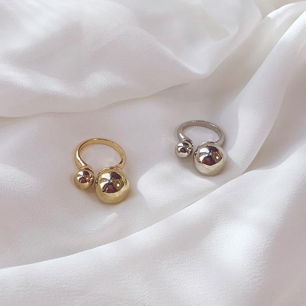 cluster rings fashion punk style two round ball gold silver color metal open small circle alloy finger ring women jewelry, Golden;silver
cluster rings fashion punk style two round ball gold silver color metal open small circle alloy finger ring women jewelry, Golden;silver