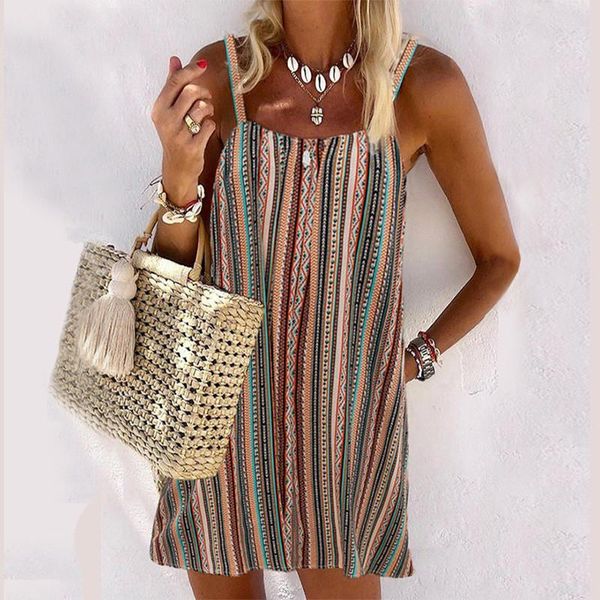 casual dresses imcute loose beach women dress 2021 summer boho sleeveless floral print striped mini vestidos s-5xl, Black;gray
casual dresses imcute loose beach women dress 2021 summer boho sleeveless floral print striped mini vestidos s-5xl, Black;gray