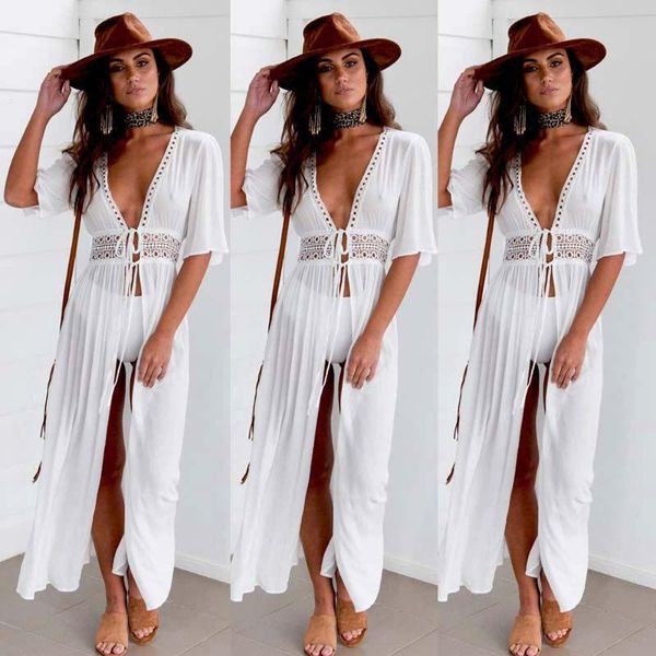 crochet white beach bikini cover up dress cardigan long pareo swim holiday bathing suit swimsuit kimono robe plage beachwear women's sw, White;black
crochet white beach bikini cover up dress cardigan long pareo swim holiday bathing suit swimsuit kimono robe plage beachwear women's sw, White;black