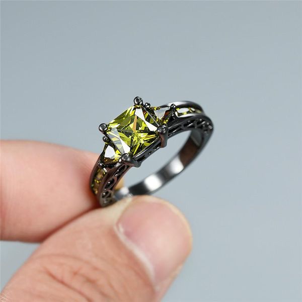 wedding rings trendy female olive green crystal ring charm 14kt black gold for women punk bride square zircon engagement, Slivery;golden
wedding rings trendy female olive green crystal ring charm 14kt black gold for women punk bride square zircon engagement, Slivery;golden