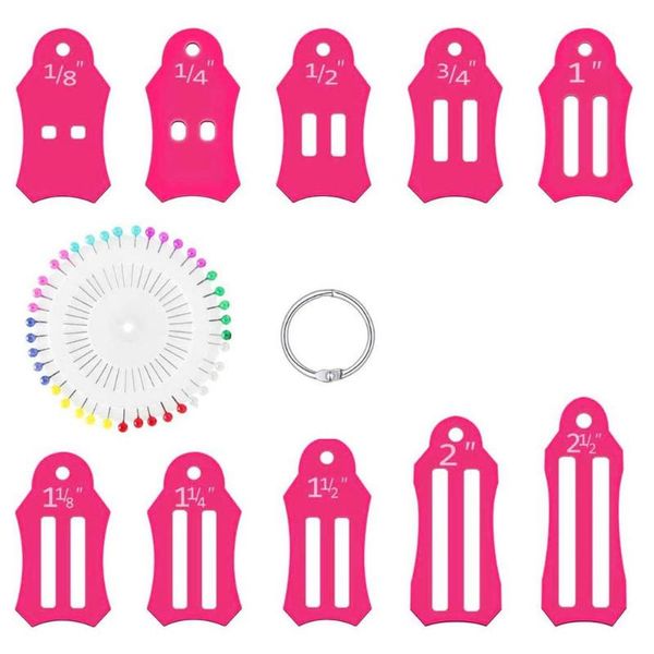 craft tools multi-sizes sasher tool with storage chain multi-color quilting pins for folding fabric and biasing strips roll js23
craft tools multi-sizes sasher tool with storage chain multi-color quilting pins for folding fabric and biasing strips roll js23