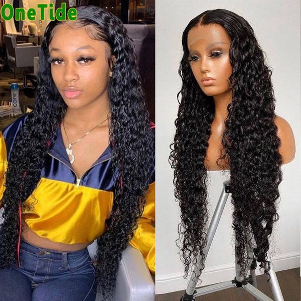lace wigs onetide 30 inch long water wave front wig 4x4 closure pre plucked brazilian frontal human hair for women, Black;brown
lace wigs onetide 30 inch long water wave front wig 4x4 closure pre plucked brazilian frontal human hair for women, Black;brown