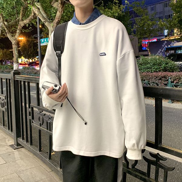 mens sweater sweater men's fashion brand ins lazy style spring and autumn ulzzang loose harajuku round neck hoodless coat, Black
mens sweater sweater men's fashion brand ins lazy style spring and autumn ulzzang loose harajuku round neck hoodless coat, Black