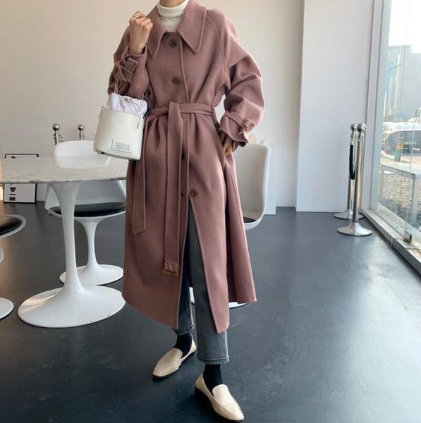 Women's Wool & Blends Plus Size Coat for Women Winter Vintage Turn-down Collar High Waist Solid Long Sleeve Loose Overcoat Ladies Elega, Black
Women's Wool & Blends Plus Size Coat for Women Winter Vintage Turn-down Collar High Waist Solid Long Sleeve Loose Overcoat Ladies Elega, Black
