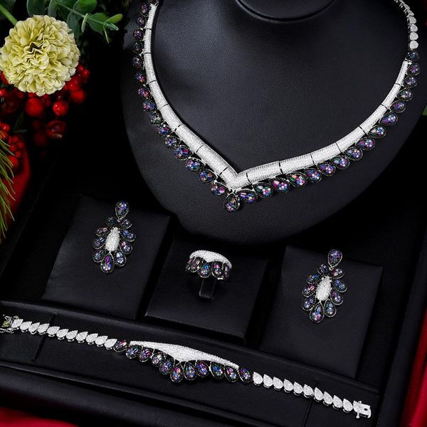 earrings & necklace godki flowers drop luxury jewelry set for women wedding party zircon crystal dubai bridal gift, Silver
earrings & necklace godki flowers drop luxury jewelry set for women wedding party zircon crystal dubai bridal gift, Silver