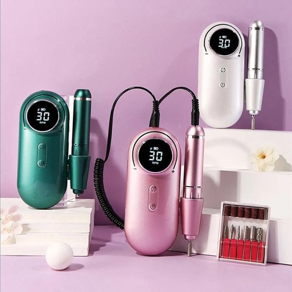 nail drill & accessories color lcd display rechargeable electric gel file machine grinder pen art polisher equipment tools for manicure 
nail drill & accessories color lcd display rechargeable electric gel file machine grinder pen art polisher equipment tools for manicure