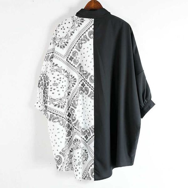 women's blouses & shirts korea hit color patchwork print blouse women clothes summer fashion plus size turn down collar irregular shirt, White
women's blouses & shirts korea hit color patchwork print blouse women clothes summer fashion plus size turn down collar irregular shirt, White