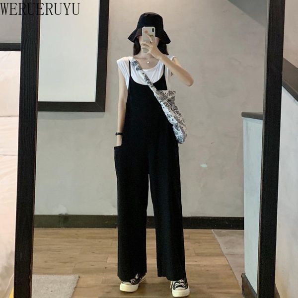 women's pants & capris werueruyu rompers 2021 plus size summer women casual loose linen cotton jumpsuit sleeveless backless trousers, Black;white
women's pants & capris werueruyu rompers 2021 plus size summer women casual loose linen cotton jumpsuit sleeveless backless trousers, Black;white