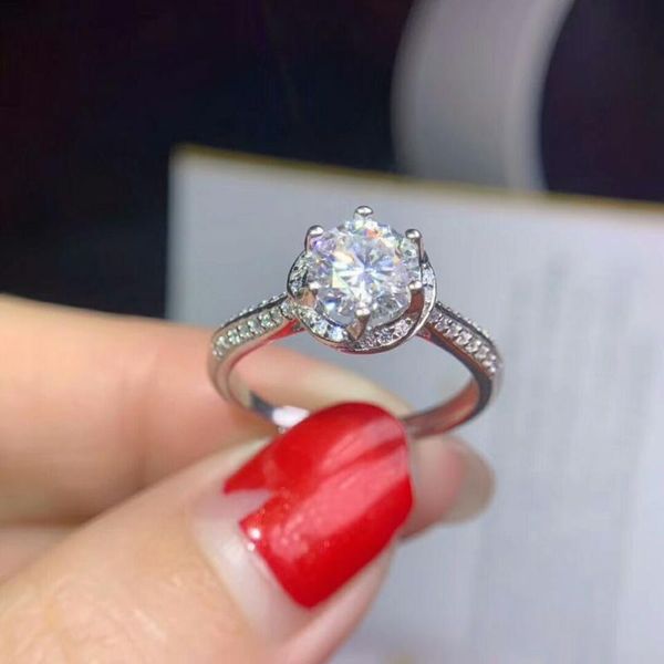 cluster rings meibapj 1 real moissanite diamond classic ring d color vvs1 925 sterling silver fine wedding jewelry for women, Golden;silver
cluster rings meibapj 1 real moissanite diamond classic ring d color vvs1 925 sterling silver fine wedding jewelry for women, Golden;silver