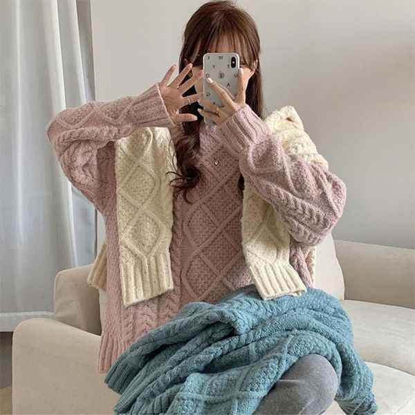 women's sweaters this year's japanese sweater spring and autumn loose korean style idle all-matching, White;black
women's sweaters this year's japanese sweater spring and autumn loose korean style idle all-matching, White;black