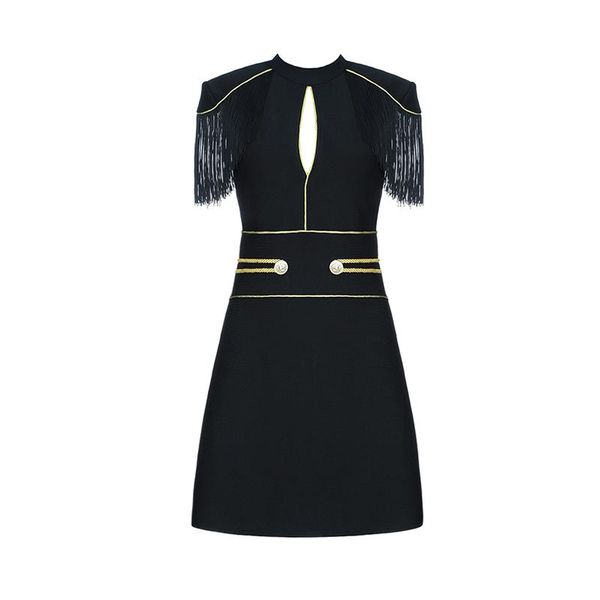 casual dresses bodycon bandage women dress tassel summer black party club elegant celebrity ladies clothes, Black;gray
casual dresses bodycon bandage women dress tassel summer black party club elegant celebrity ladies clothes, Black;gray