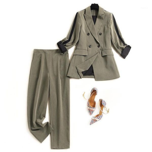 high-end women's temperament plain set 2 piece women 2021 pre lapel suit pencil pants two 9821 ensemble femme, White
high-end women's temperament plain set 2 piece women 2021 pre lapel suit pencil pants two 9821 ensemble femme, White