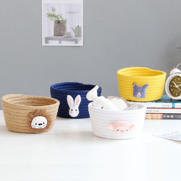 storage baskets woven cartoon toy sundries organizer with animal doll safety deskbasket home decor
storage baskets woven cartoon toy sundries organizer with animal doll safety deskbasket home decor