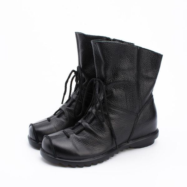 boots vogue pleated ankle women shoes woman plus size genuine leather spring autumn winter warm soft casual, Black
boots vogue pleated ankle women shoes woman plus size genuine leather spring autumn winter warm soft casual, Black
