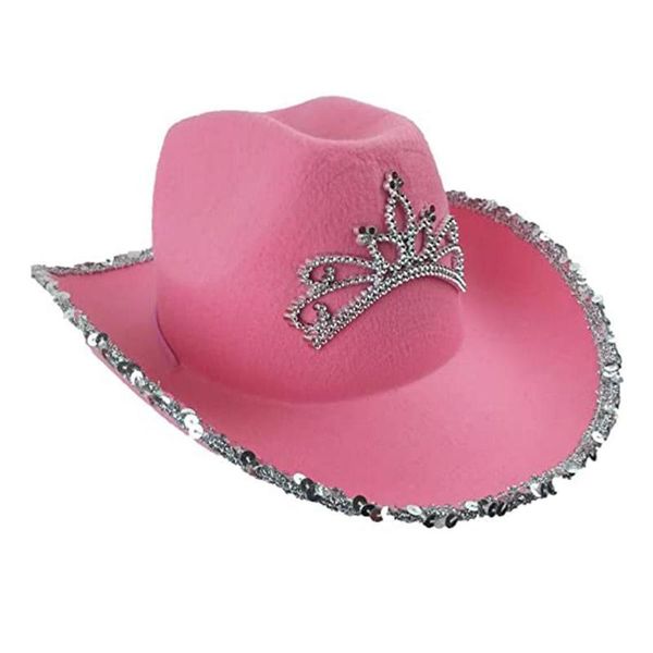 wide brim hats letter cowboy hat with sequins pink crown summer visor cap western sun holiday cosplay party, Blue;gray
wide brim hats letter cowboy hat with sequins pink crown summer visor cap western sun holiday cosplay party, Blue;gray