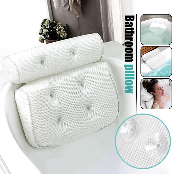 other bath & toilet supplies breathable 3d mesh spa pillow with suction cups neck and back support for home tub bathroom accessories
other bath & toilet supplies breathable 3d mesh spa pillow with suction cups neck and back support for home tub bathroom accessories