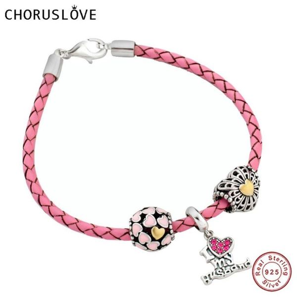 charm bracelets choruslove pink braided leather valentines bracelet with i love my husband beads 925 silver lobster clasp for gifts sj2012, Golden;silver
charm bracelets choruslove pink braided leather valentines bracelet with i love my husband beads 925 silver lobster clasp for gifts sj2012, Golden;silver
