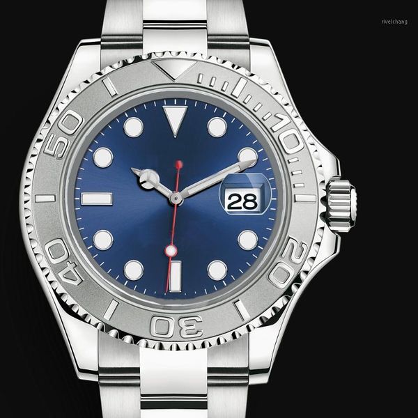 wristwatches men's automatic mechanical watch yacht 114060 rose gold strap stainless steel bracelet blue dial, Slivery;brown
wristwatches men's automatic mechanical watch yacht 114060 rose gold strap stainless steel bracelet blue dial, Slivery;brown