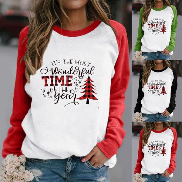 women's hoodies & sweatshirts casual autumn round neck long sleeve christmas print blouse ladies loose pullover shirt, Black
women's hoodies & sweatshirts casual autumn round neck long sleeve christmas print blouse ladies loose pullover shirt, Black