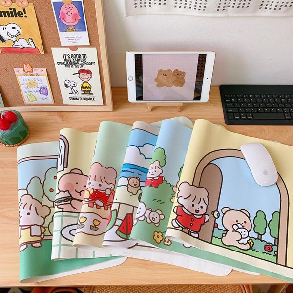 mouse pads & wrist rests pvc cartoon hand-painted little girl oversized waterproof lock edge game pad computer keyboard non-slip table mat m
mouse pads & wrist rests pvc cartoon hand-painted little girl oversized waterproof lock edge game pad computer keyboard non-slip table mat m
