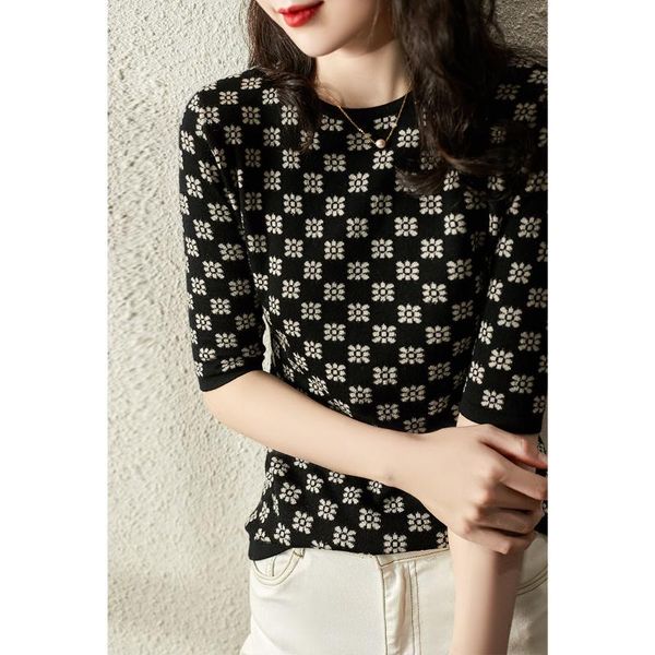 100% cotton spring autumn knitted t shirt women half sleeve 2021 fashion loose large size undershirt female tees women's t-shirt, White
100% cotton spring autumn knitted t shirt women half sleeve 2021 fashion loose large size undershirt female tees women's t-shirt, White