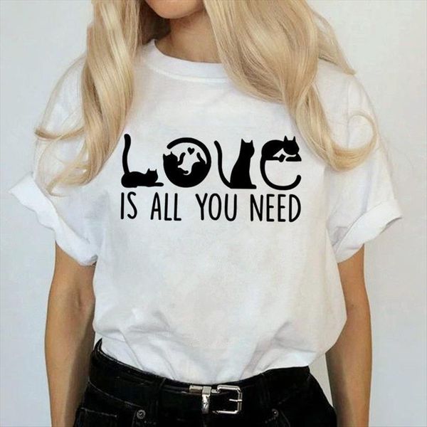 brand clothing summer short sleeve women t shirts o neck casual funny cartoon cat tees female ladies, White
brand clothing summer short sleeve women t shirts o neck casual funny cartoon cat tees female ladies, White