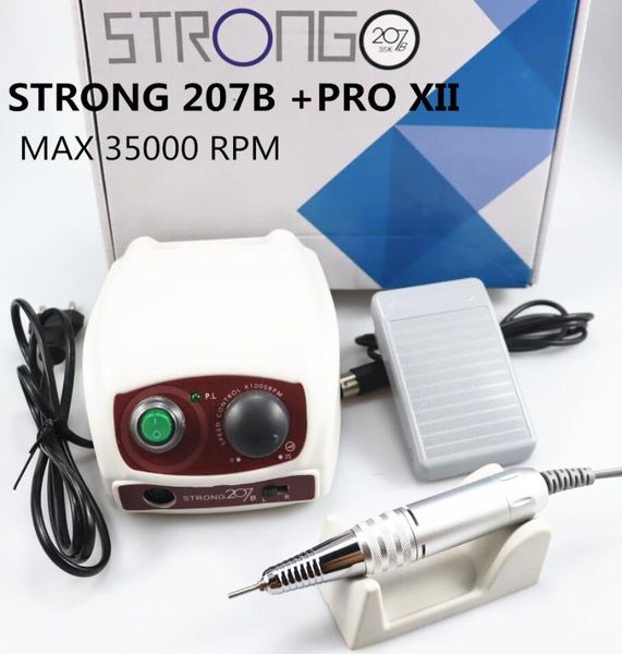 nail drill & accessories strong 210 /207 35000rpm control box pro handpiece electric manicure set for polishing device
nail drill & accessories strong 210 /207 35000rpm control box pro handpiece electric manicure set for polishing device